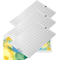 Aibecy Alfombrilla de corte transparente con rejilla de medición de 8 de 12 pulgadas para Silhouette Cameo Cricut…